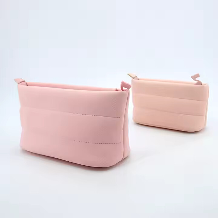 custom preppy cute women polyester cosmetic toiletry bag