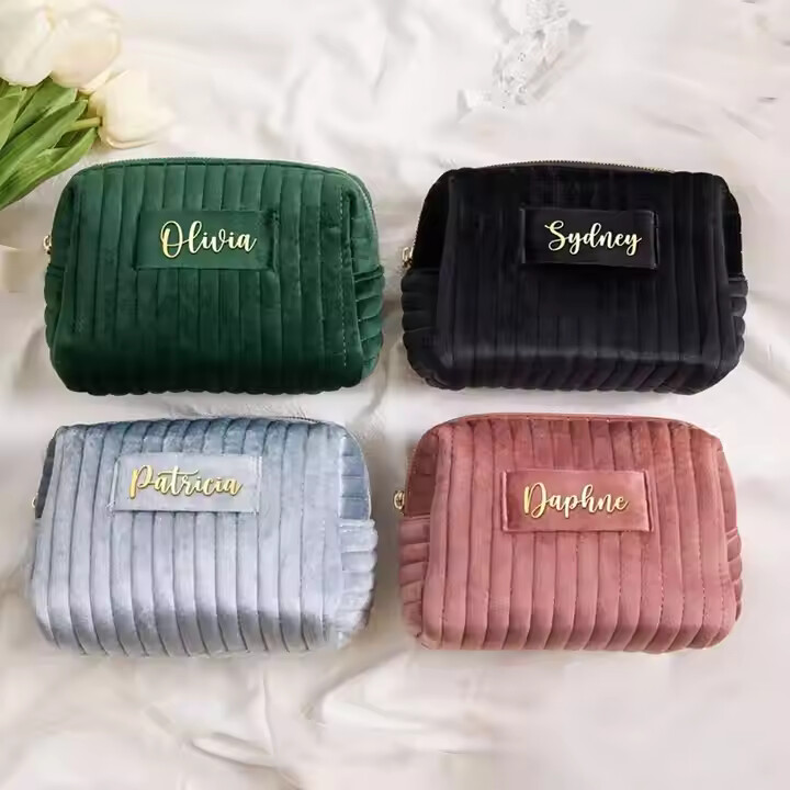 velvet pouch cosmetic bag