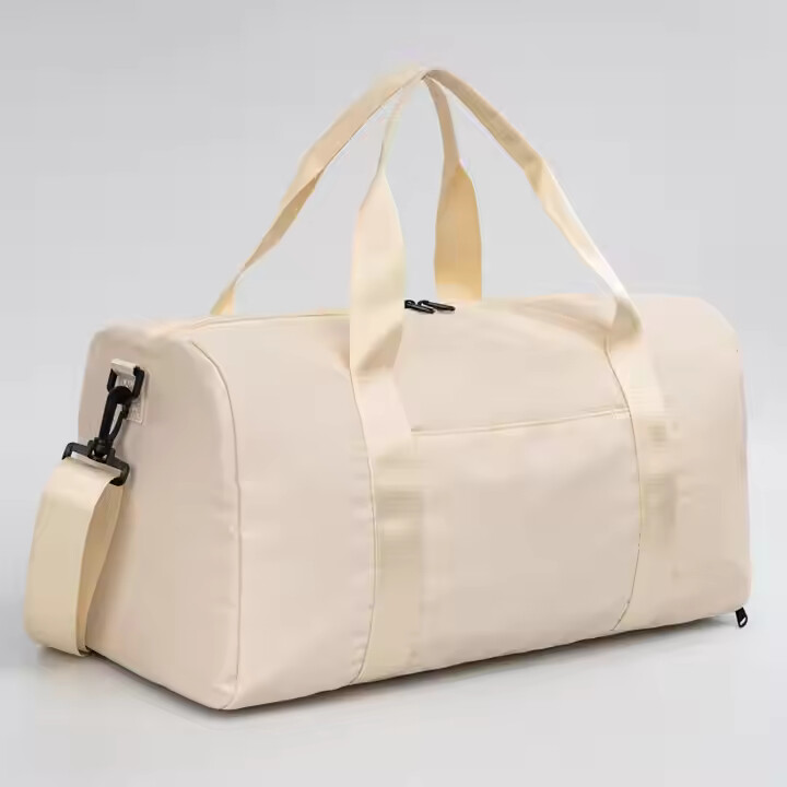 Custom Travel Waterproof Nylon Sports Gym Bag with Shoe Compartment