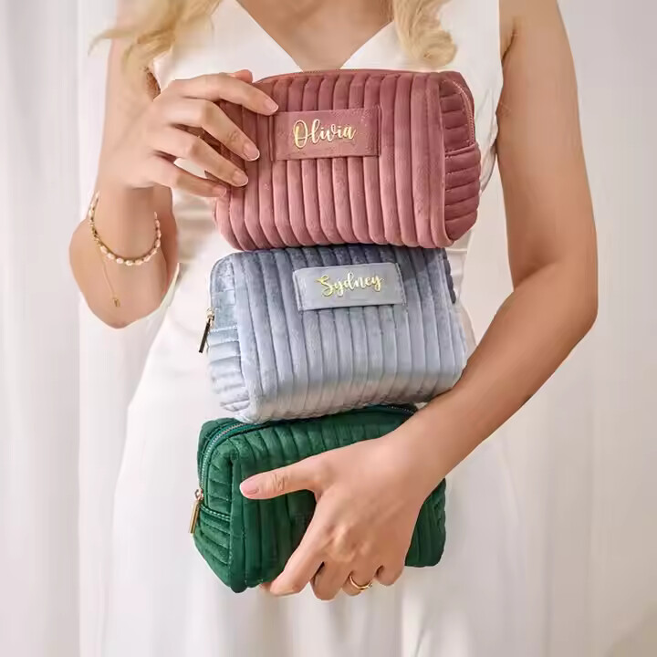 velvet pouch cosmetic bag