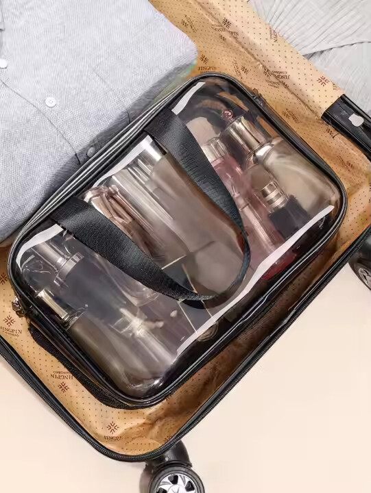 travel silicone waterproof zipper PVC cosmetic bag