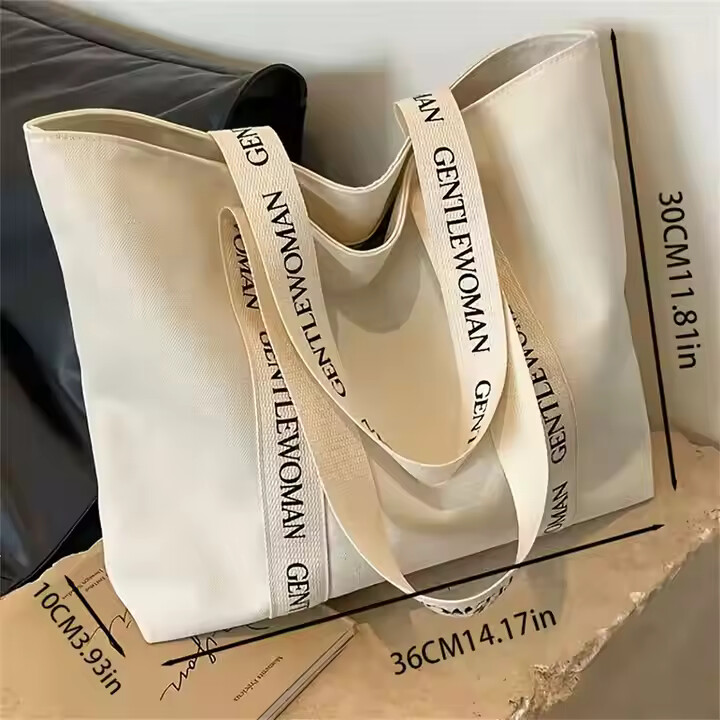 high quality women canvas tote bag